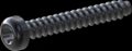 screw for plastic: Screw STS-plus KN6039 6x40 - T30 steel, hardened 10.9 Zinc-Nickel-plated,  baked, passivated black/ Cr-VI-free, sealed, 720 h until Fe-Corrosion