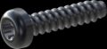 screw for plastic: Screw STS-plus KN6039 8x35 - T40 steel, hardened 10.9 Zinc-Nickel-plated,  baked, passivated black/ Cr-VI-free, sealed, 720 h until Fe-Corrosion