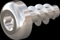 screw for plastic: Screw STS KN1039 2.2x4.5 - T6 stainless-steel, A2 - 1.4567 Bright-pickled and passivated