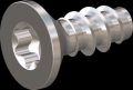 screw for plastic: Screw STS-plus KN6041 1.8x4.5 - T6 stainless-steel, A2 - 1.4567 Bright-pickled and passivated