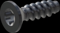 screw for plastic: Screw STS-plus KN6041 1.8x6 - T6 steel, hardened 10.9 Zinc-Nickel-plated,  baked, passivated black/ Cr-VI-free, sealed, 720 h until Fe-Corrosion