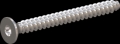 screw for plastic: Screw STS-plus KN6041 2.2x22 - T6 stainless-steel, A2 - 1.4567 Bright-pickled and passivated
