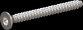 screw for plastic: Screw STS-plus KN6041 3.5x35 - T15 stainless-steel, A2 - 1.4567 Bright-pickled and passivated
