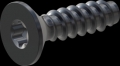 screw for plastic: Screw STS-plus KN6041 4.5x16 - T20 steel, hardened 10.9 Zinc-Nickel-plated,  baked, passivated black/ Cr-VI-free, sealed, 720 h until Fe-Corrosion