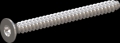 screw for plastic: Screw STS-plus KN6041 5x55 - T25 stainless-steel, A2 - 1.4567 Bright-pickled and passivated