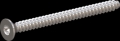 screw for plastic: Screw STS-plus KN6041 5x60 - T25 stainless-steel, A2 - 1.4567 Bright-pickled and passivated
