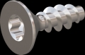 screw for plastic: Screw STS KN1041 4x12 - T20 stainless-steel, A2 - 1.4567 Bright-pickled and passivated